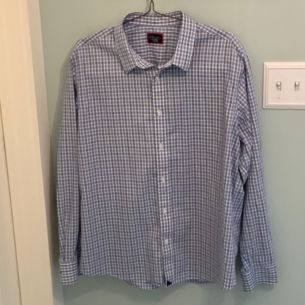 Untuck It Wrinkle-Free Durif Button Up Shirt